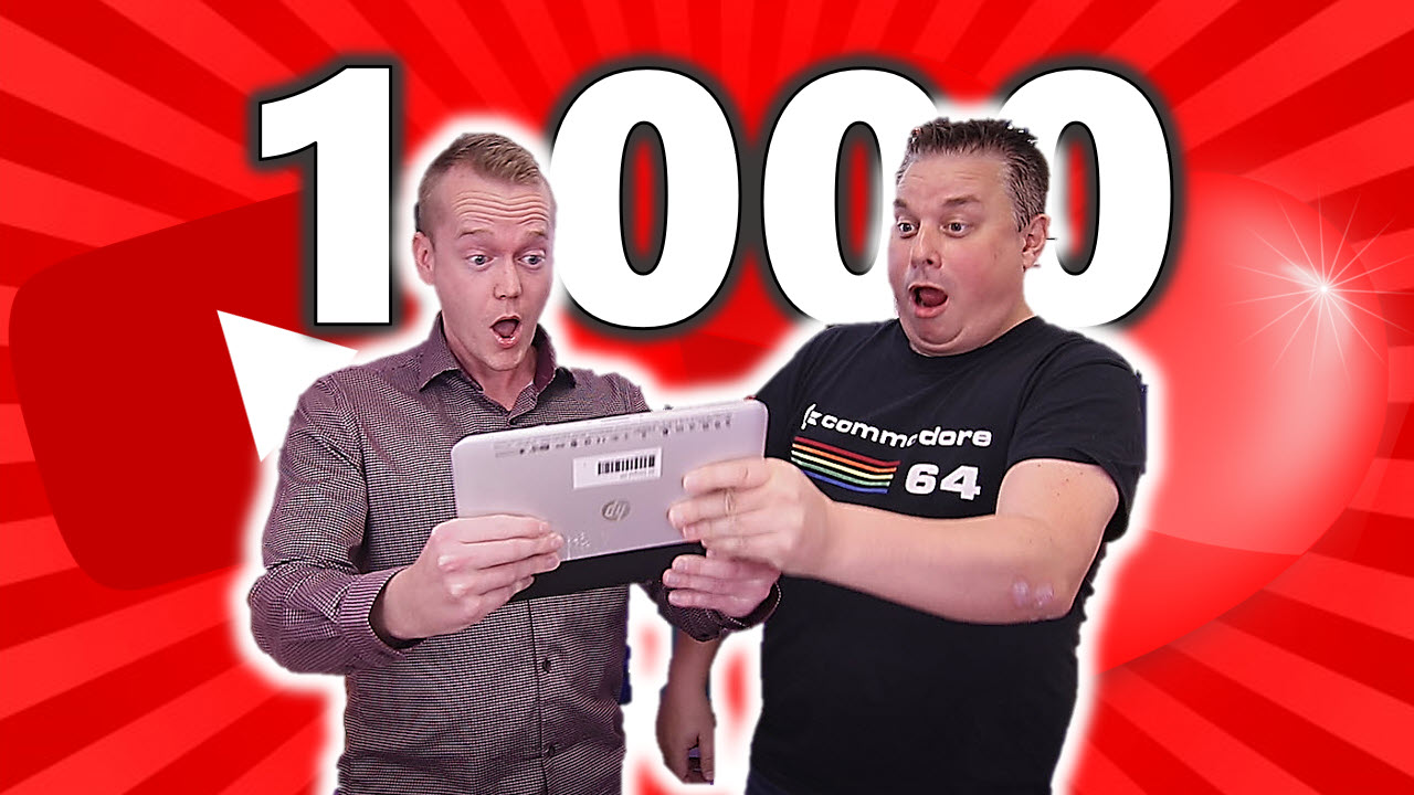 1000 på Youtube
