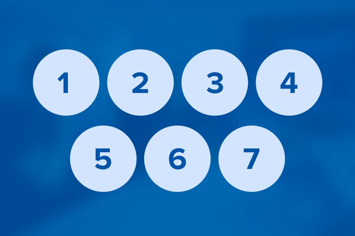 7 steg