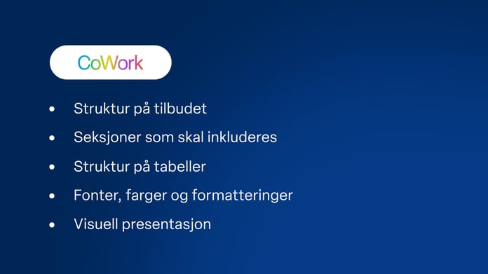 CoWork_punktliste