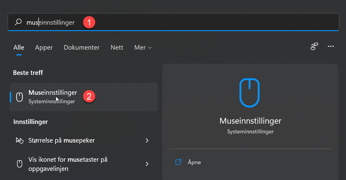 Hvordan bruke Mus Sonar i Windows 11_1