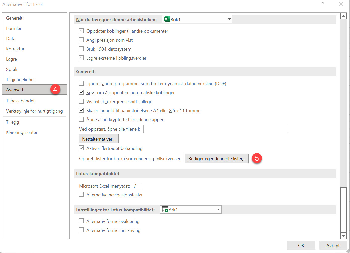 Hvordan bruke egendefinerte lister i Excel 3