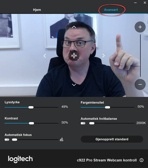 Hvordan oppdatere Logitech webkamera 12