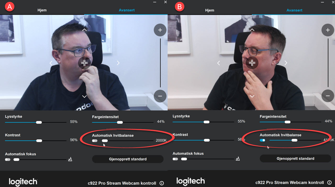 Hvordan oppdatere Logitech webkamera 19