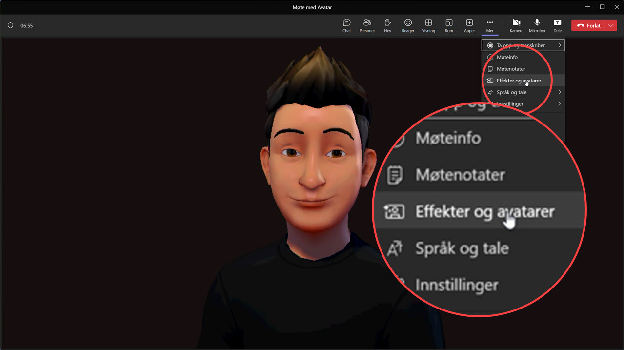 Hvordan bruke Avatar i Microsoft Teams 19