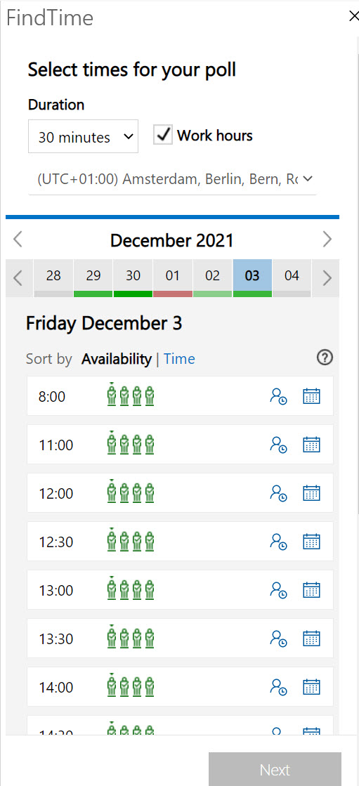 Hvordan bruke Microsoft Find Time for planlegging av møter i Outlook 4
