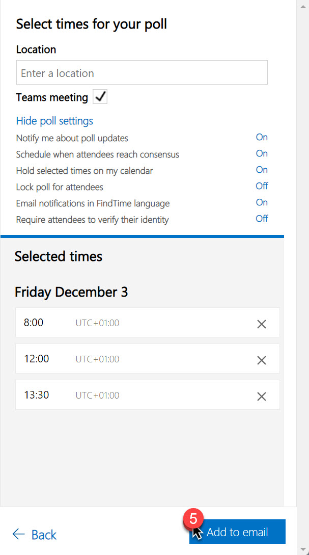 Hvordan bruke Microsoft Find Time for planlegging av møter i Outlook 6-1
