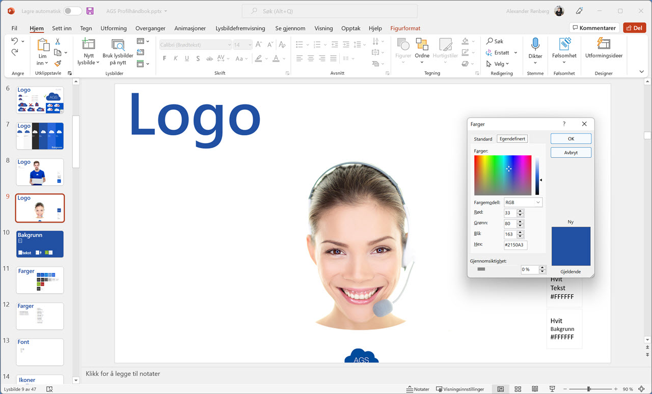 Hvordan bruke ny fargevelger i Microsoft 365 14