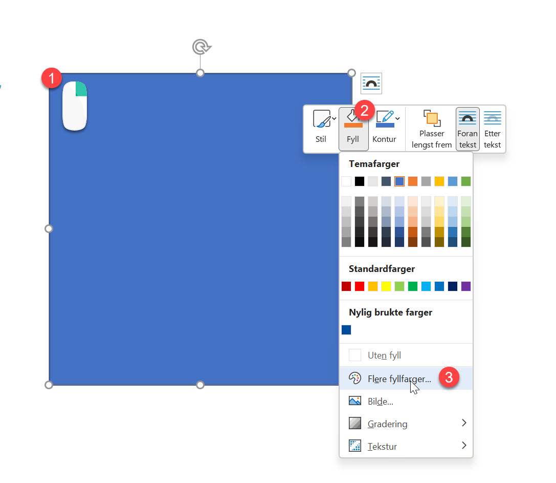 Hvordan bruke ny fargevelger i Microsoft 365 7