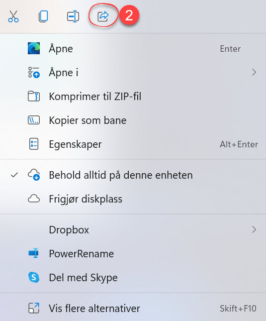 Hvordan dele filer med OneDrive i Windows 11_2