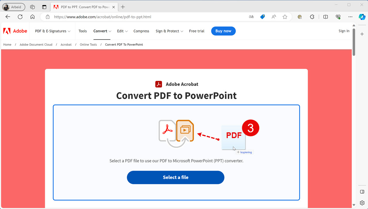 Hvordan konvertere PDF til Powerpoint PPT 4