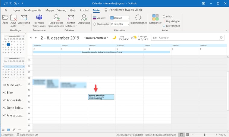Hvordan kopiere møter og avtaler i Outlook-kalenderen 1