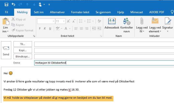 Hvordan lage avspørringer i Outlook 2