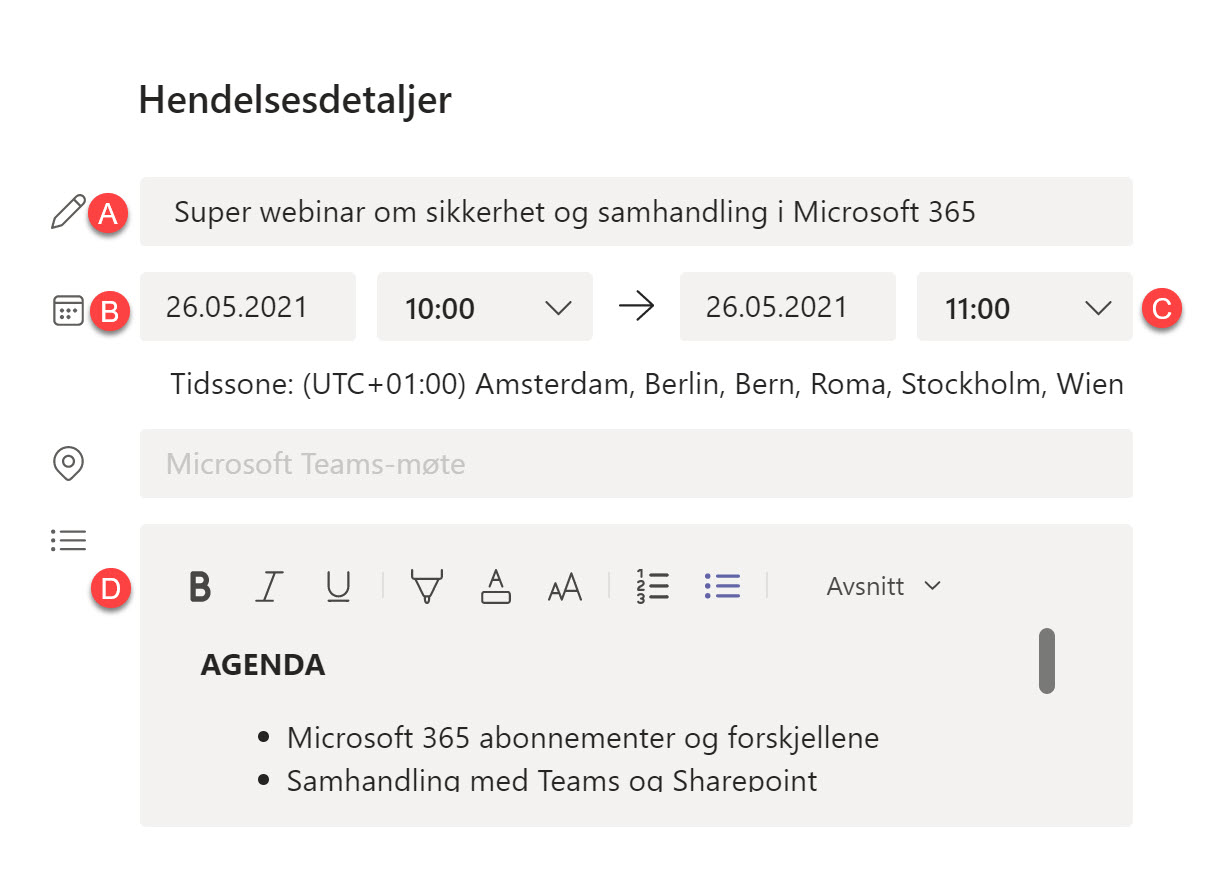 Hvordan lage webinar i Microsoft Teams 8