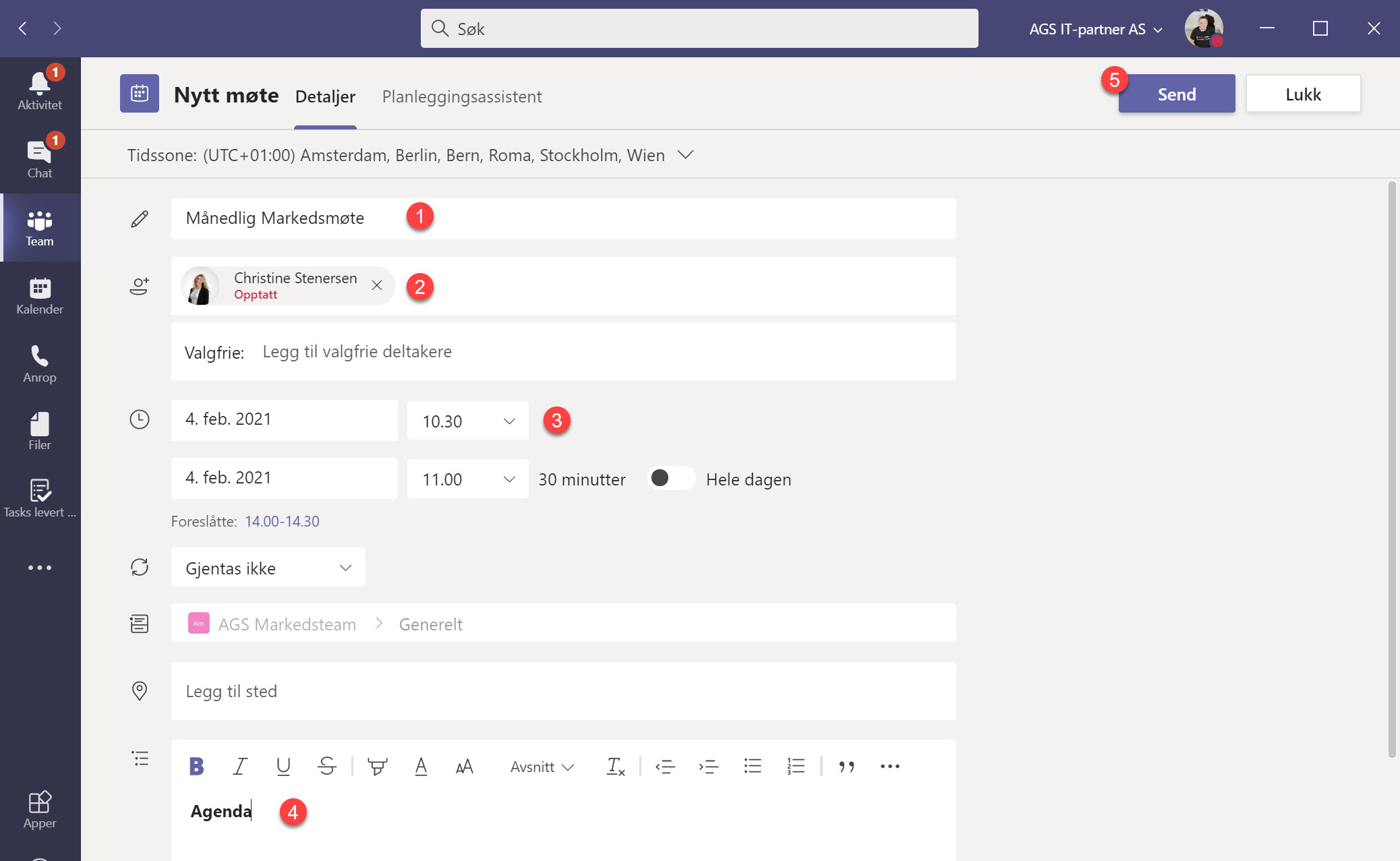 Hvordan legge til en kanalkalender i Microsoft Teams