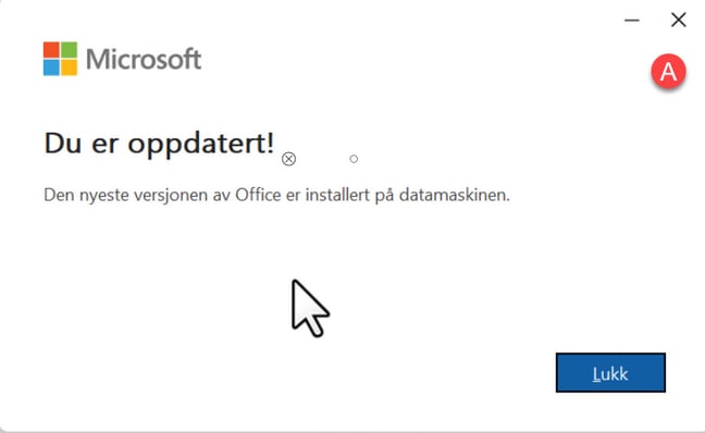 Hvordan oppdatere Office pakken i Microsoft 365 4