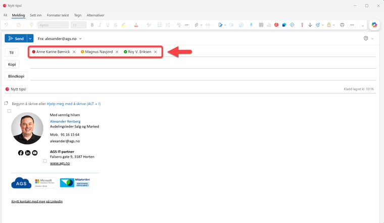 Hvordan opprette e-postliste for grupper i Outlook 1