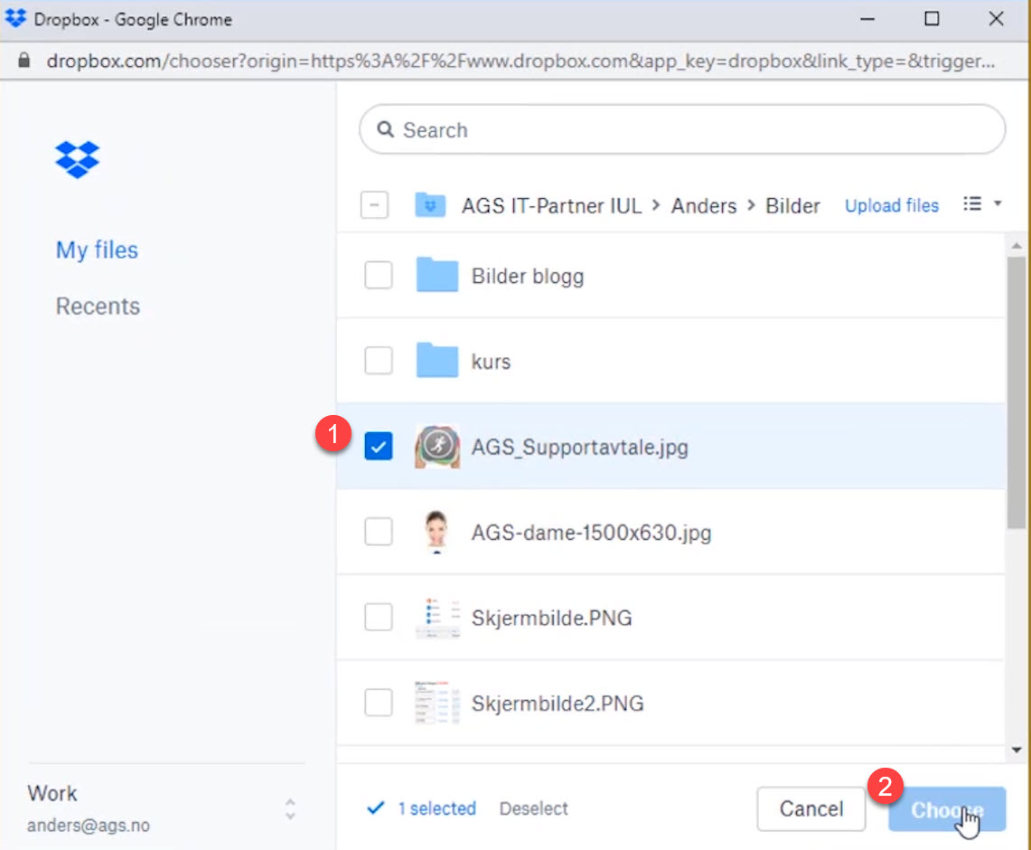 Hvordan sende filer med Dropbox transfer 4