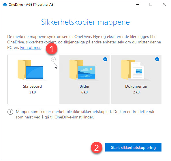 Hvordan sikkerhetskopiere dokumenter, bilder, skrivebord i Windows 10 3