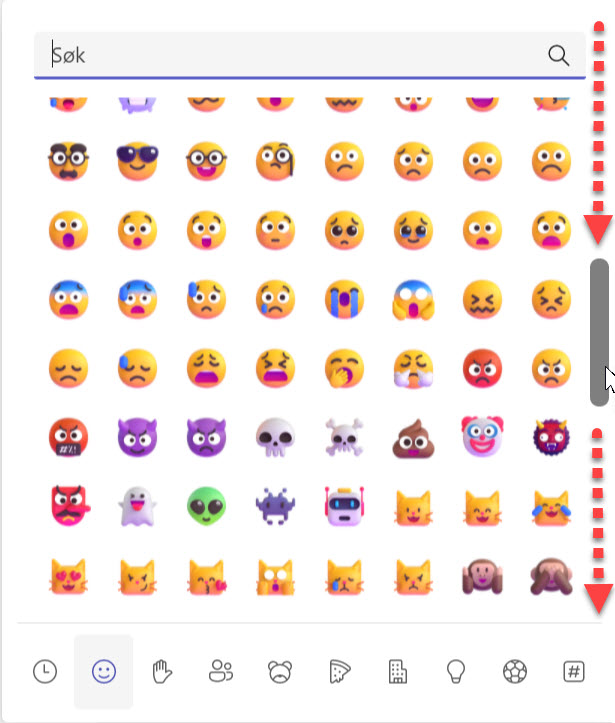 Nye emojier i Teams 3