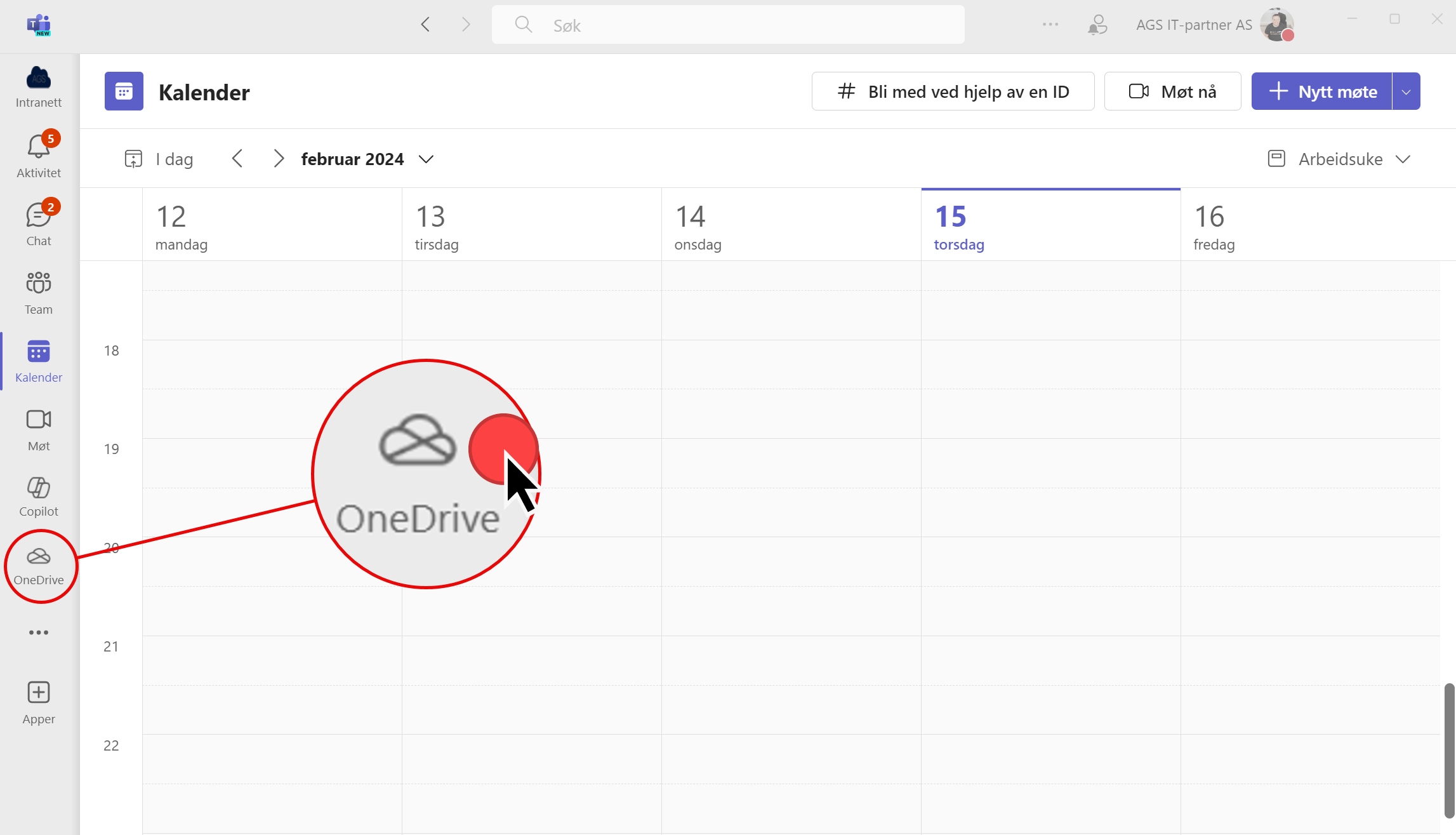 Nyhet! OneDrive i Teams 1