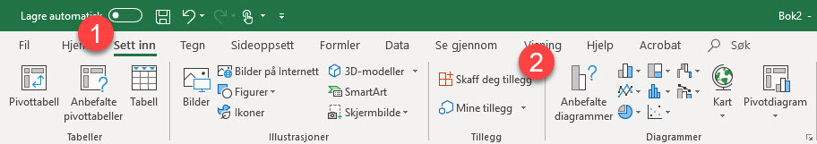 Slik bruker du People Graph i Excel 2