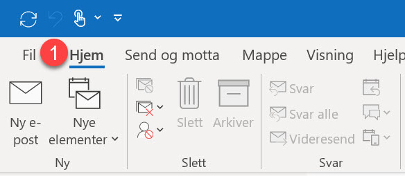 Slik bruker du forbedret dark mode i Outlook 1