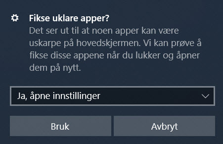 Hvordan endre skriftstørrelsen i Windows 10