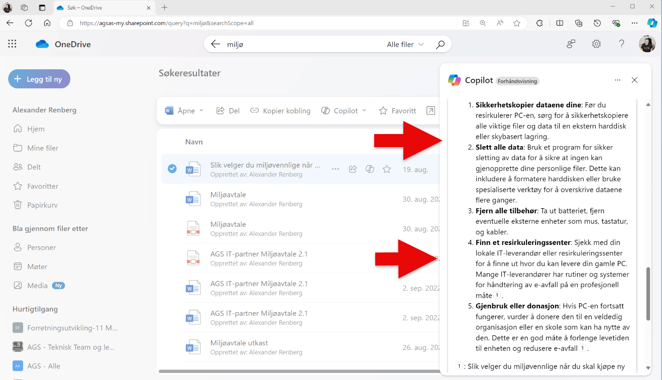 Hvordan bruke Copilot i Microsoft OneDrive 10