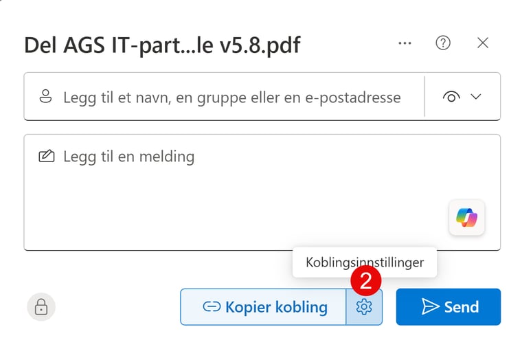 Hvordan dele filer med passordbeskyttelse i OneDrive 3