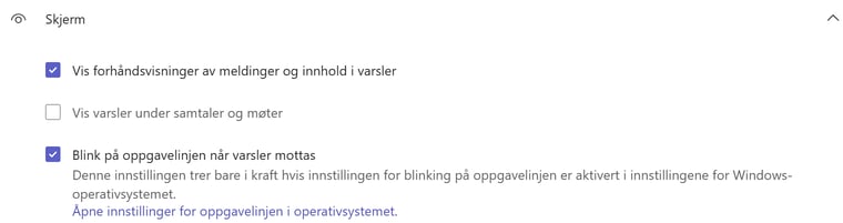 Hvordan endre vising av varsel i Microsoft Teams 4