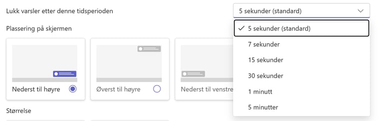 Hvordan endre vising av varsel i Microsoft Teams 5