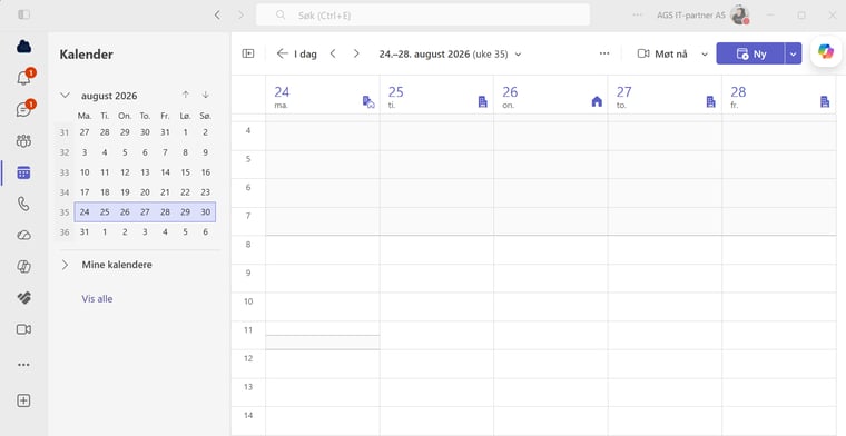 Hvordan feste Teams vinduet til skjermen 1