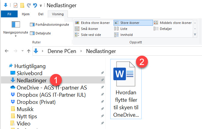 Hvordan flytte filer til skyen med OneDrive eller Dropbox 3