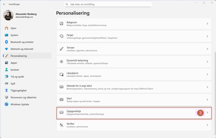 Hvordan gjøre oppgavelinjeikoner mindre i Windows 2