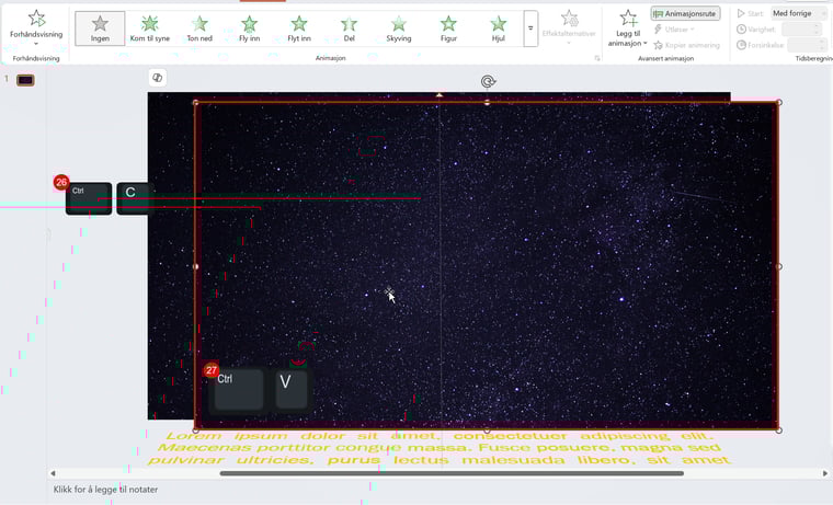 Hvordan lage Star Wars tekst i PowerPoint 13