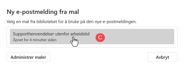 Hvordan lage e-postmal i Outlook 6