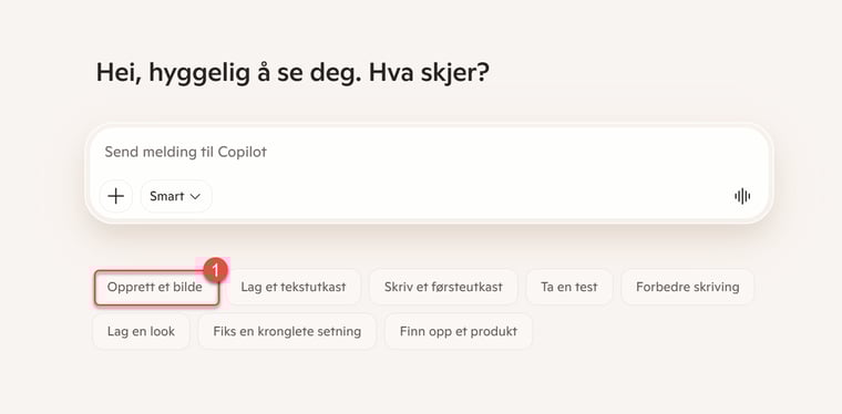 Hvordan lage et bilde med Microsoft Copilot Chat 4