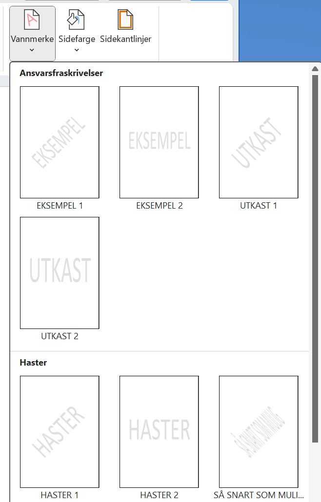 Hvordan lage vannmerke i Word dokumenter 3
