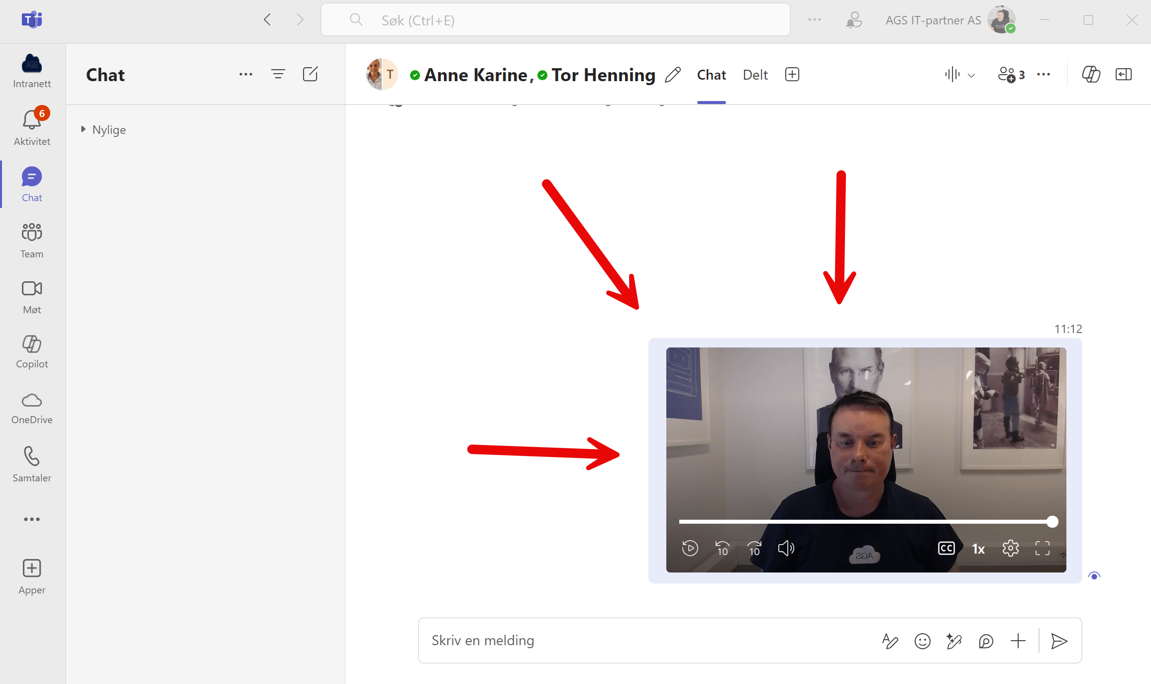 Hvordan lage videoopptak i Teams chat 8