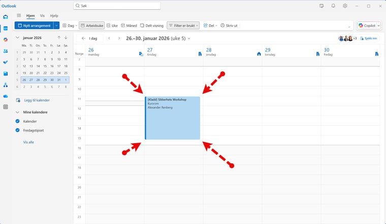 Hvordan lagre møte som utkast i Outlook 3