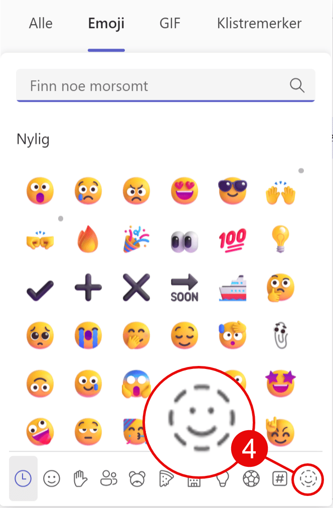 Hvordan laste opp custom emoji i Teams 3