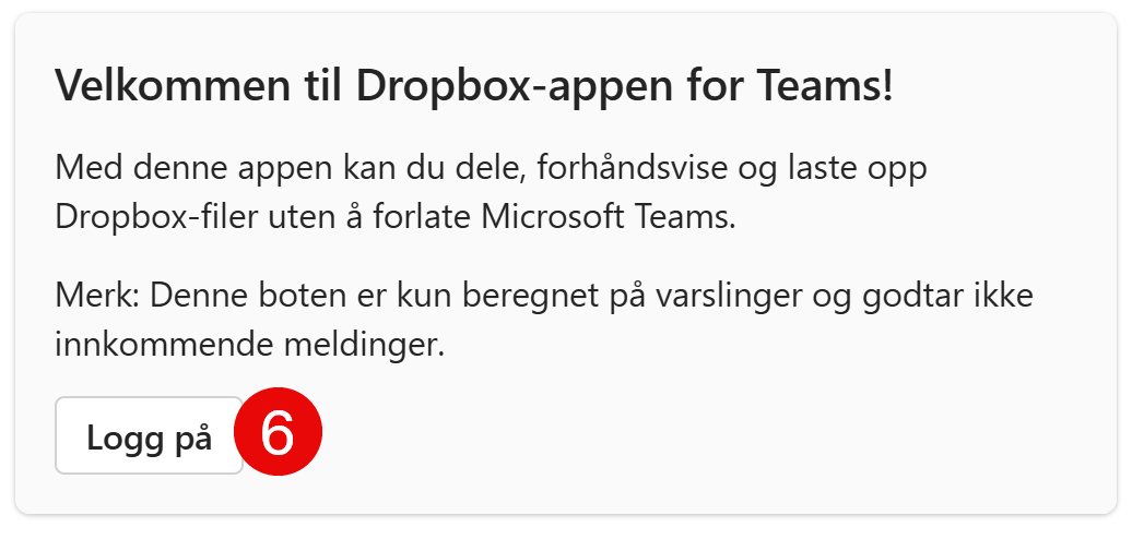 Hvordan legge til Dropbox i Microsoft Teams 5