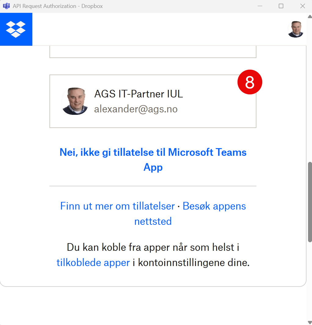 Hvordan legge til Dropbox i Microsoft Teams 7