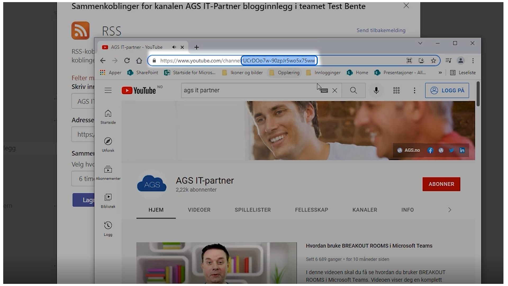 Hvordan legge til RSS feed i en Teams kanal - 8