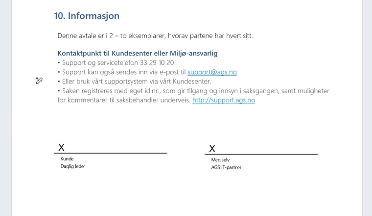 Hvordan legge til signaturlinje i Word 4