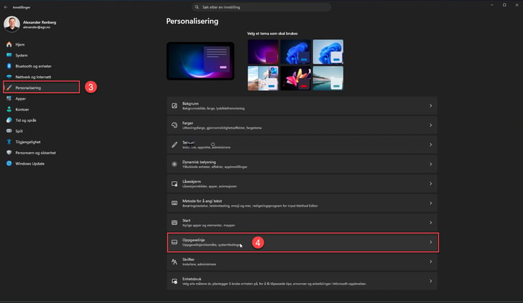 Hvordan plassere oppgavelinjen der du vil i Windows 2