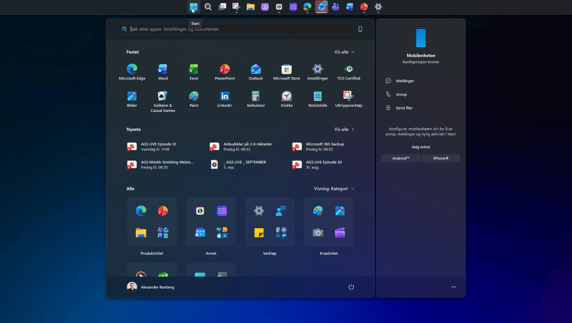 Hvordan plassere oppgavelinjen der du vil i Windows 6
