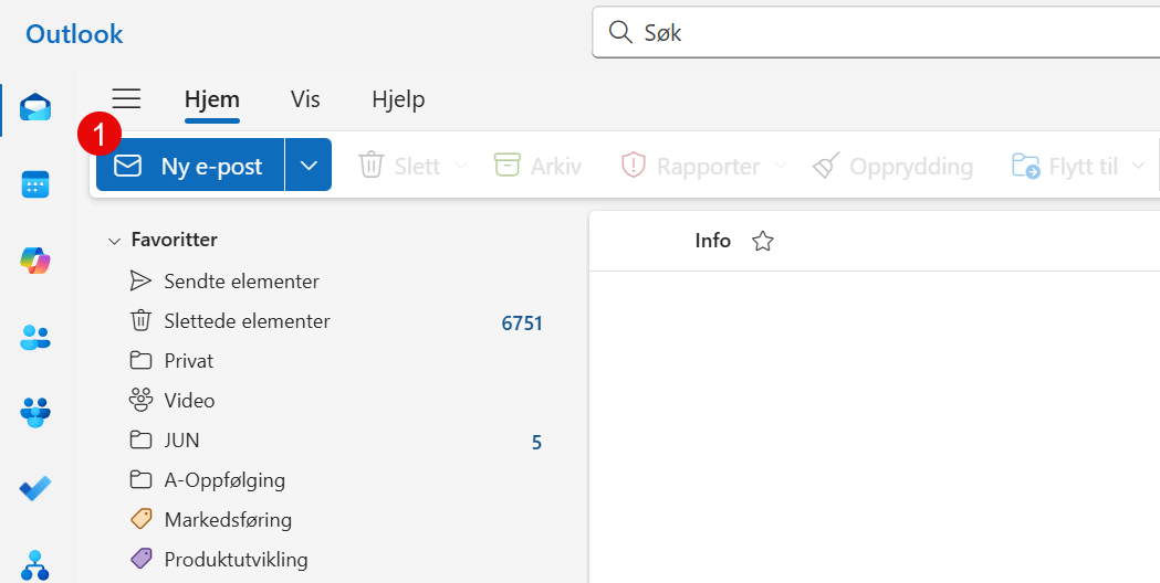 Hvordan sende kryptert e-post i nye Outlook 2