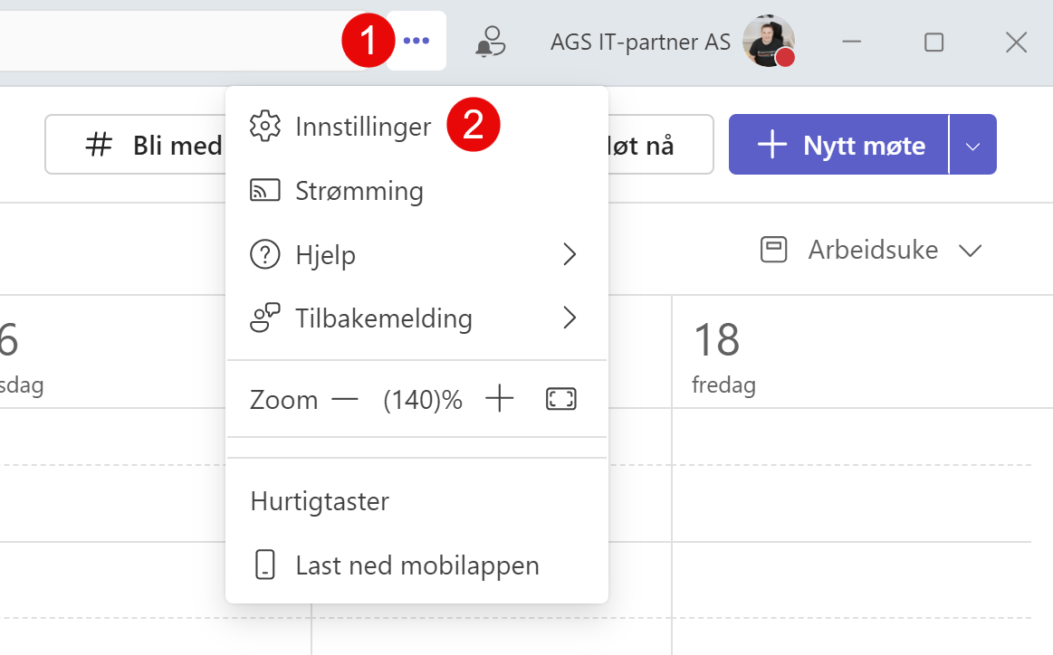 Hvordan sikre kamera og mikrofon i Teams møter 2