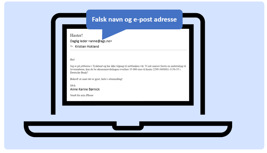 Hvordan sikre seg mot falske e-poster og direktørsvindel 5